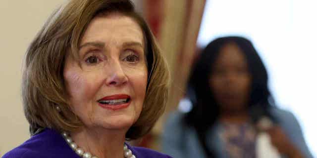 US House of Representatives Speaker Nancy Pelosi, above, speaks with Gordan Jandrokovic of the Croatian Parliament in Zagreb, Croatia, ahead of a two-day summit with Ukrainian leaders.