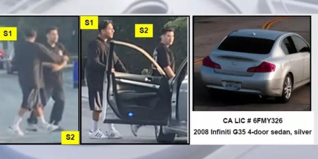Stills of the suspected kidnapping suspects.