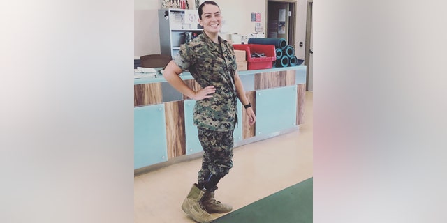 Hutsler in training marines