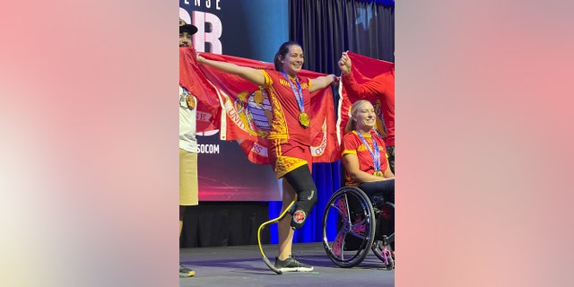 Annika Hutsler is now a competitive athlete.