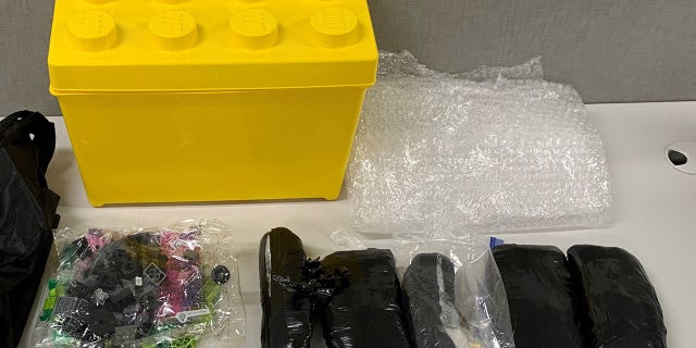 DEA warns that trafficker-quantities of "rainbow fentanyl" arrived in New York concealed in a LEGO box.