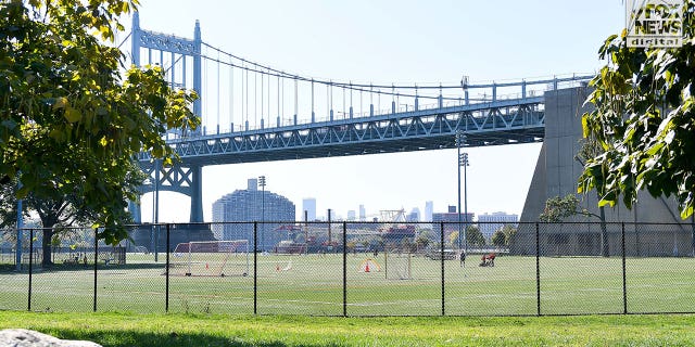 General view of soccer fields on Randall's Island in New York City, October 11, 2022.