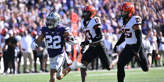 No. 22 Kansas State Holds No. 9 Oklahoma State Scoreless In Lopsided 48 ...