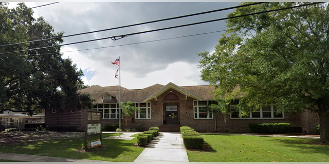 Ruth N. Upson Elementary School in Duval County, Florida, where an ax-wielding man attempted to gain entry. School police shot the man at least once during the confrontation. 