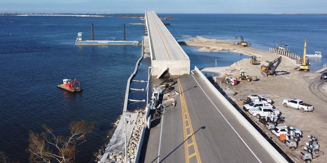 Emergency repairs to the Sanibel Causeway