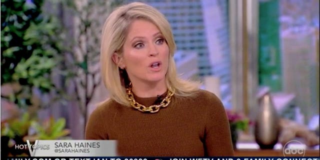 "The View" host Sara Haines slams Democrats meddling in GOP elections on October 5, 2022.