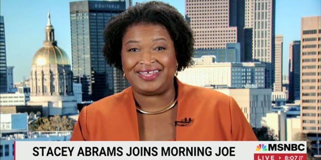 Stacey Abrams joins MSNBC's "Morning Joe" Wednesday.