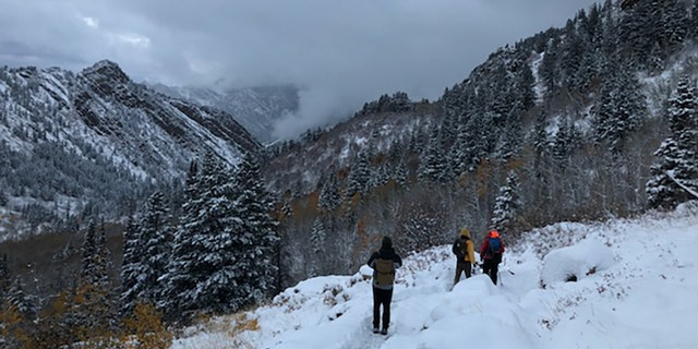 Rescuers said the climbers became stuck on the mountain during a storm around 5 p.m.