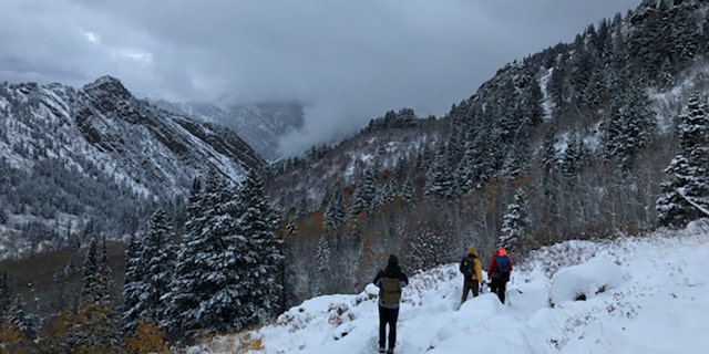 Rescuers said the climbers became stuck on the mountain during a storm around 5 p.m.