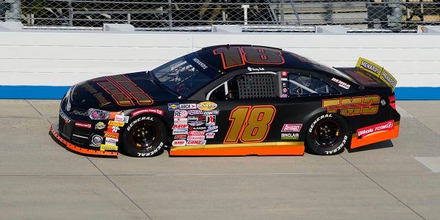 Sammy Smith races during the General Tire 125 ARCA Menards Series East Race on April 29, 2022, at Dover Motor Speedway in Delaware.