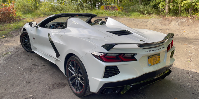 The Corvette Stingray is powered by a 6.2-liter V8.