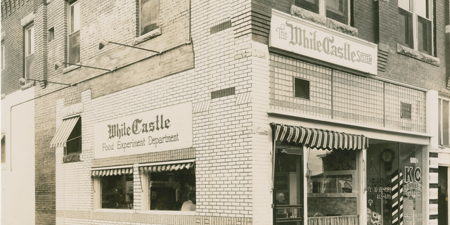 The first White Castle location. The fast food chain was founded in Wichita, Kansas, in 1921.