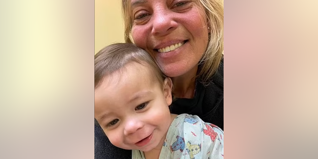 Quinton Simon with his grandmother, Billie Jo Betterton, who also goes by the last name Howell, who had custody of him when he vanished. Btterton was arrested Monday and is on hold for the juvenile court system.