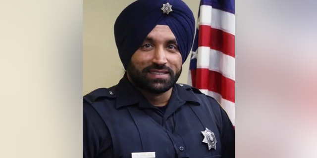 Harris County Sheriff's Deputy Sandeep Dhaliwal was murdered during a traffic stop at the age of 42 in 2019. 