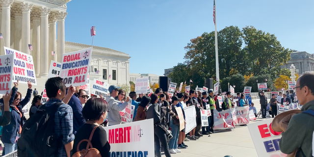 photo of Supreme Court rally October 30