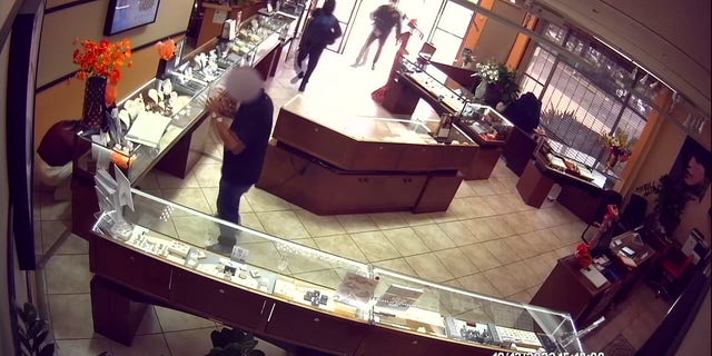A jewelry store employee was pistol-whipped during an armed robbery in Rancho Cucamonga.