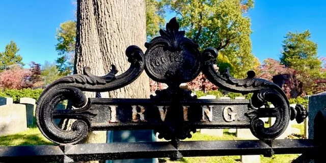 Washington Irving is buried in the same Dutch church graveyard he immortalized in "The Legend of Sleepy Hollow."