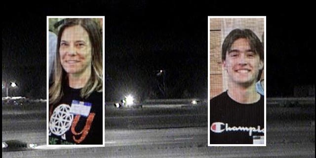 Michelle Loenz, 49, and her 17-year-old son, Tyler Loenz, were declared missing last week. Young Roenz was in Nebraska and his mother was found dead in the trunk of the car he was driving, the Harris County Sheriff's Office said Friday.