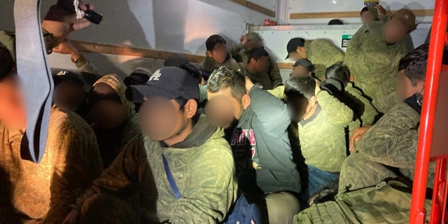 Tucson Station CBP agents rescued 32 migrants locked in a moving truck.