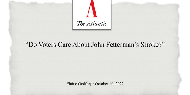 Atlantic article on John Fetterman.