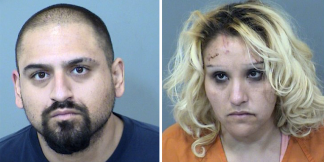 Jose Sandoval Jaquez, 32, and Crystal Hulsey, 33, were arrested in connection with a robbery where they allegedly lured their victim on Tinder.