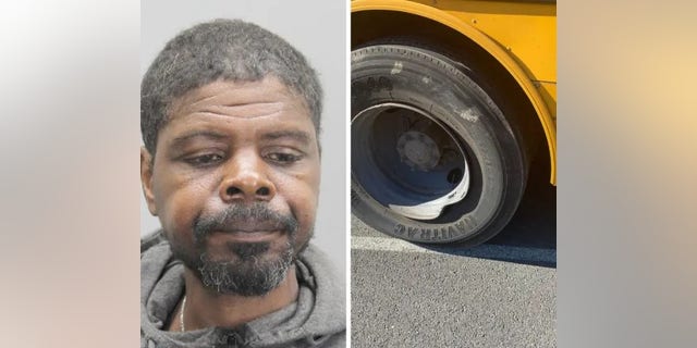 Troy Reynolds, was driving a bus full of elementary school students when he hit a rock and drove into a ditch. He was later charged with DWI.