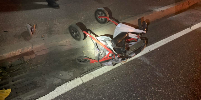 Police in Colorado are looking for the driver of a car who allegedly hit a man who was using a walker and tripped over a sidewalk.