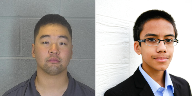 Ji Min Sha (L) and Varun Manish Chheda (R). Chheda, 20, was found dead in McCutcheon Hall on Wednesday morning, according to the Tippecanoe County Coroner's Office. Ji Min Sha, 22, was identified as the suspect by Purdue Police Chief Lesley Wiete during a press conference.