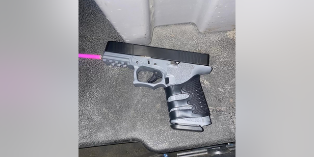 Stockton Police Department Chief Stanley McFadden said that Wesley Brownlee, 43, had this handgun his possession when police arrested him on Oct. 15. 