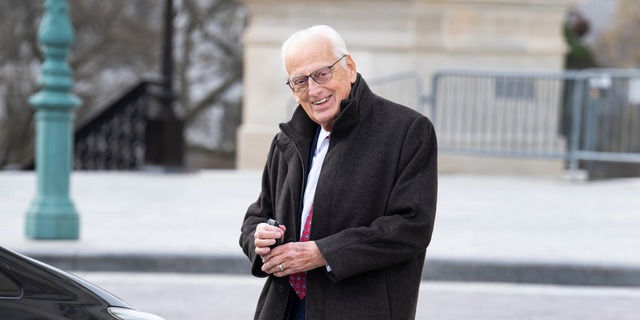 Rep. Bill Pascrell, D-N.J., is seen outside the U.S. Capitol as the House voted to pass the The Freedom to Vote: John R. Lewis Act on Thursday, January 13, 2022.