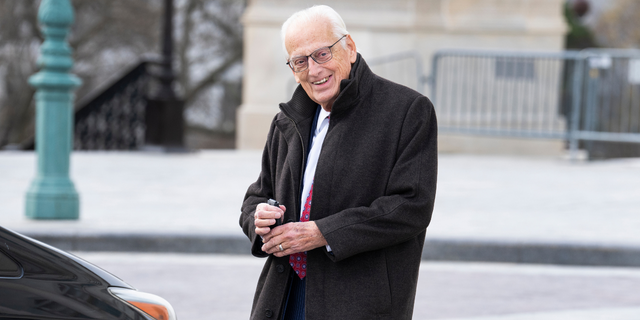 Rep. Bill Pascrell, D-N.J., is seen outside the U.S. Capitol as the House voted to pass the The Freedom to Vote: John R. Lewis Act on Thursday, January 13, 2022.