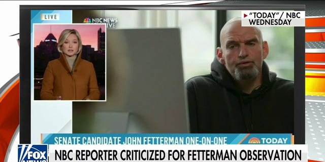 NBC reporter blasted for her comments about interviewing John Fetterman.