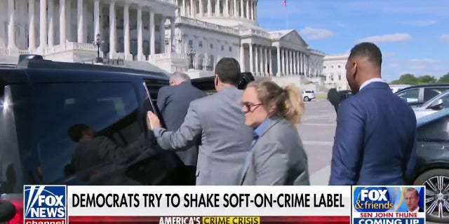 Sen. Chuck Schumer asked about America's crime crisis by Gianno Caldwell.