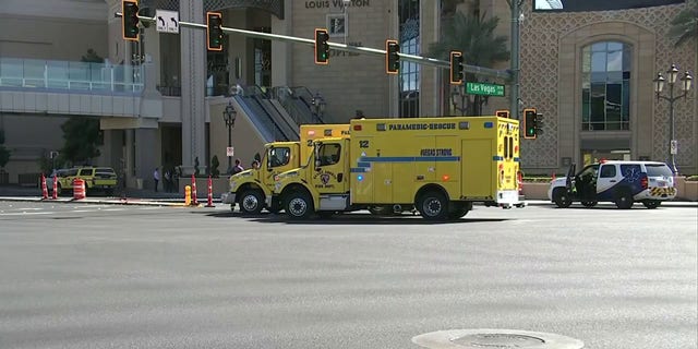 First responders were called Thursday to the scene on the Las Vegas Strip where 2 were stabbed to death and 6 are injured. 