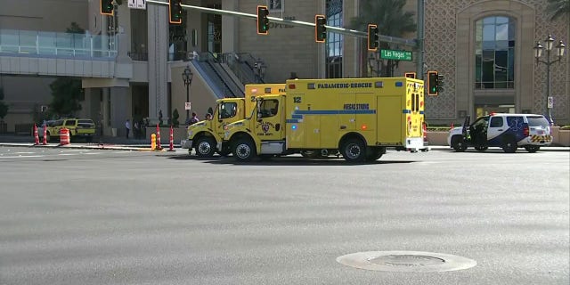 First responders were called Thursday to the scene on the Las Vegas Strip where 2 were stabbed to death and 6 are injured. 