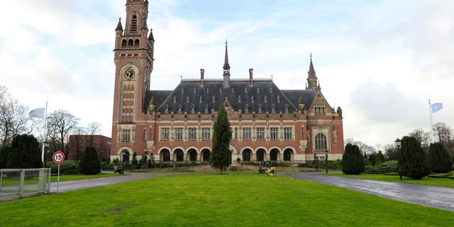 An overview of the International Court of Justice (ICJ) in The Hague, the Netherlands, 9 December 2019.