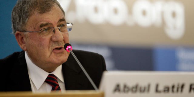 Newly elected Iraqi President Abdul Latif Rashid gives a speech at the 37th FAO Conference in Rome, Italy, on June 25, 2011.