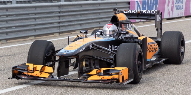 Andretti drove a modern McLaren F1 car at The Circuit of the Americas in Texas this year.
