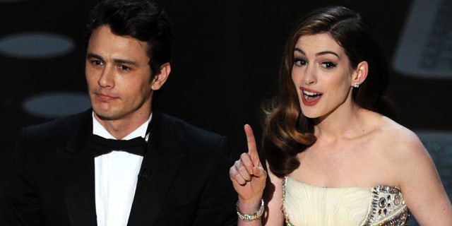 Anne Hathaway and James Franco Academy Awards