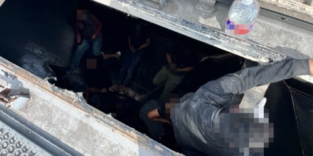 CBP says the immigrants originated in Guatemala and Mexico.