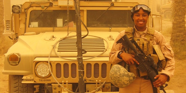Jennifer-Ruth Green while stationed in Baghdad, Iraq.