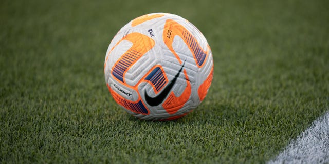 General view of the soccer ball