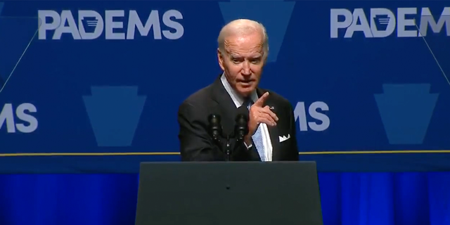 During a rally in Pennsylvania, President Biden claimed they do exist "54 countries."