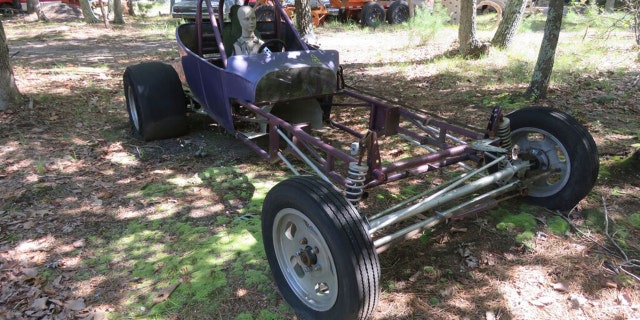 This T-Bucket roadster is ready to have an engine installed.