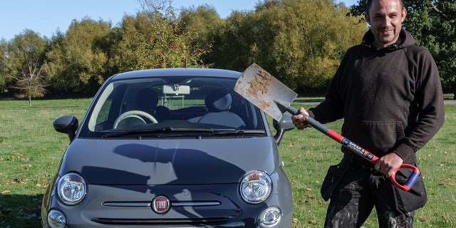 Simon Muirhead was first to find the keys to the Fiat 500.