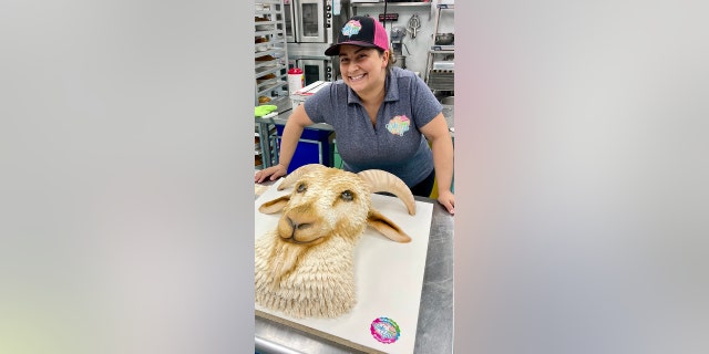 A cake made for the G.O.A.T.! Lavallee said this order was given to her just three days before delivery day. 