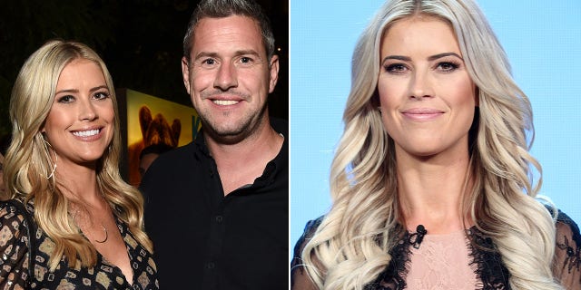 Christina Hall defended herself on Instagram Sunday, and admitted she would no longer feature her son Hudson on social media. Hall shares Hudson with ex Ant Anstead (pictured left in 2019.) The couple split in 2020 and their divorce was finalized in 2021.