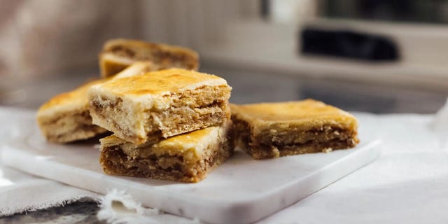 Cinnamon squares from Magnolia co-founder Joanna Gaines are shown here.