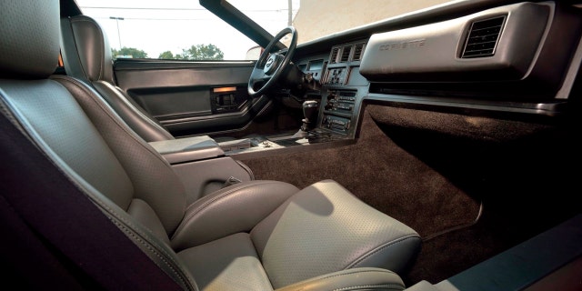 The 1984 Corvette up for sale is one of the rare manual transmission models.