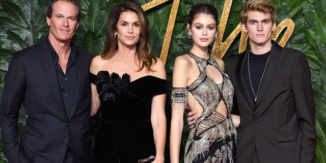 Rande Gerber and Cindy Crawford share daughter Kaia Gerber and son Presley Gerber.